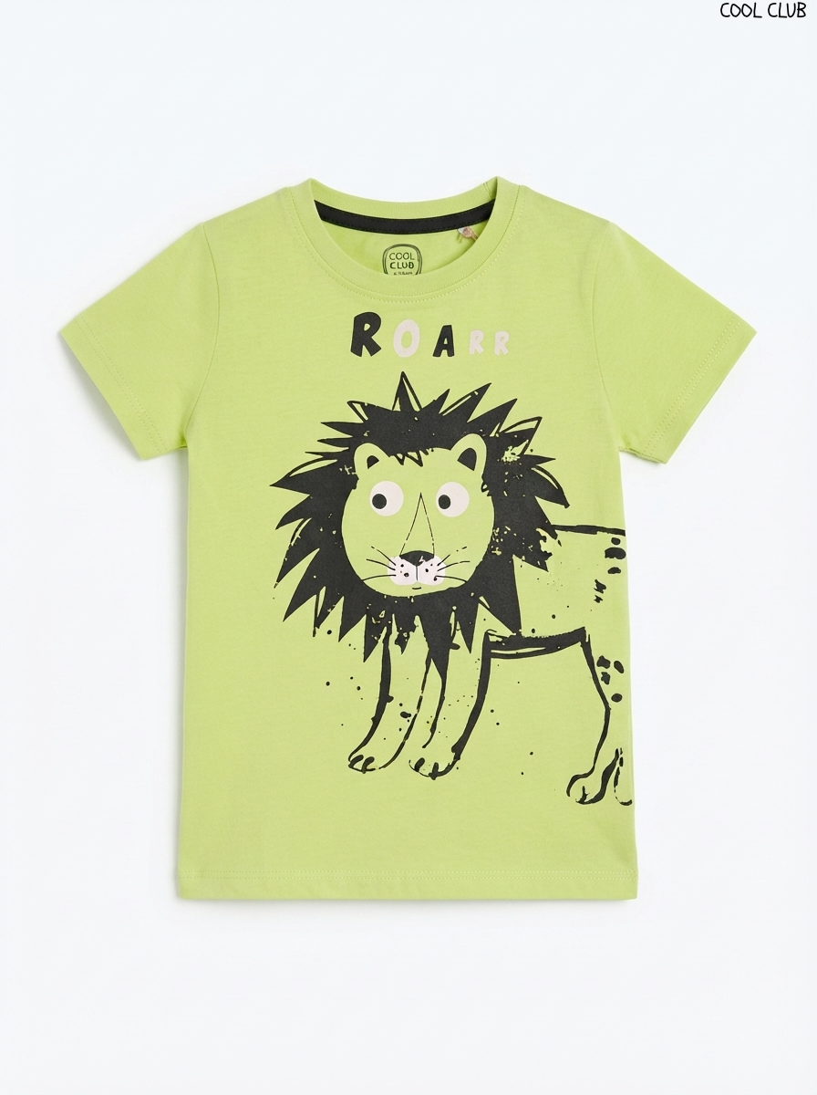 COOL CLUB Boys Lion Graphic Short-Sleeve T-Shirt