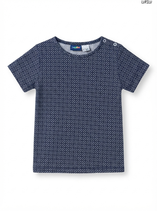LUPILU Boys Geometric Print Short-Sleeve T-Shirt