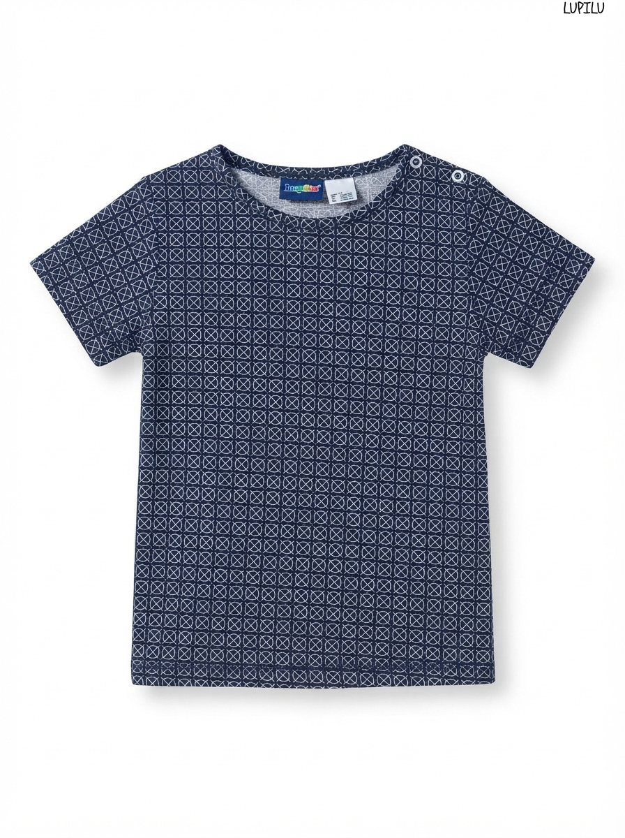 LUPILU Boys Geometric Print Short-Sleeve T-Shirt