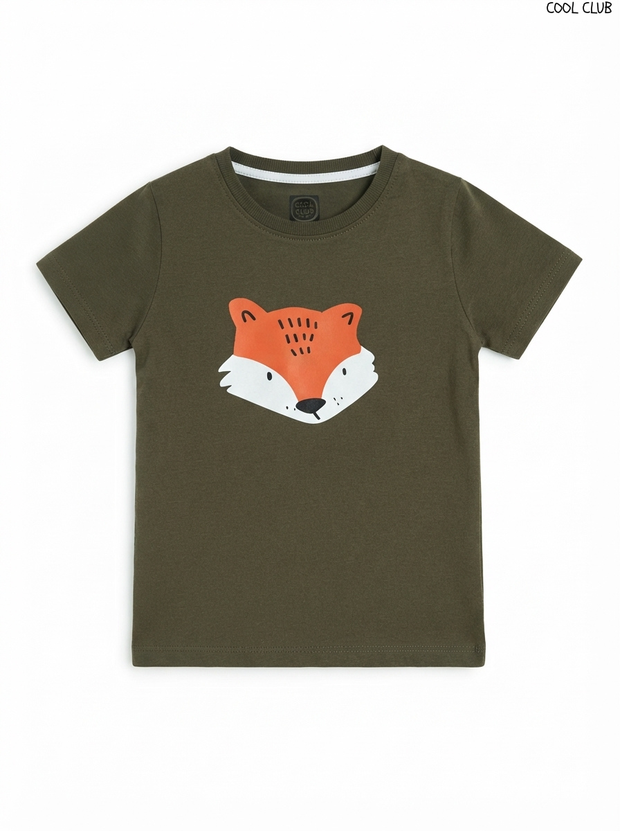 COOL CLUB Boys Fox Graphic Short-Sleeve T-Shirt