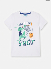 SO CUTE Boys Basketball Graphic Short-Sleeve T-Shirt