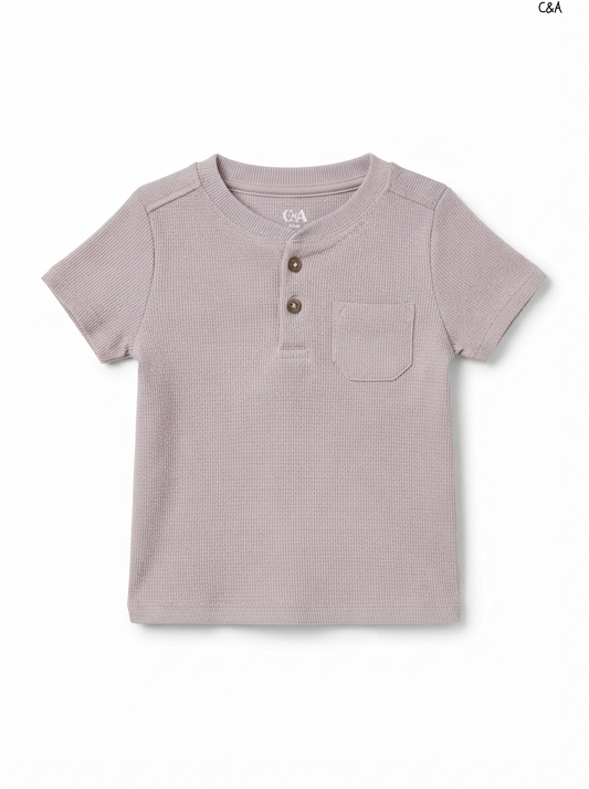 C&A Baby Boys Henley Short-Sleeve T-Shirt