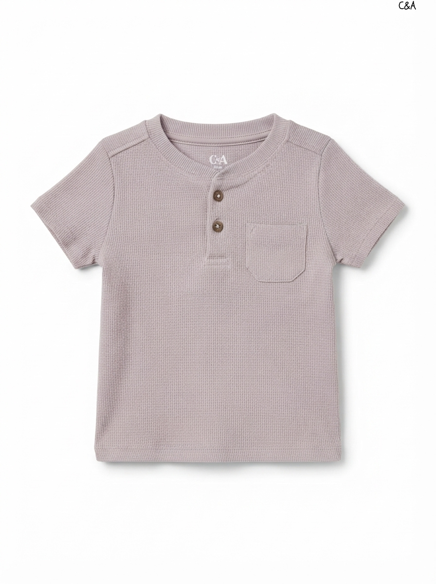 C&A Baby Boys Henley Short-Sleeve T-Shirt