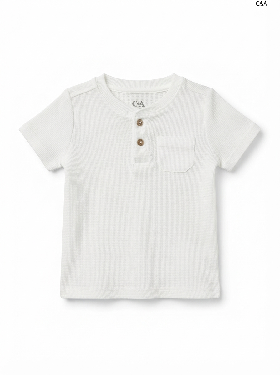 C&A Baby Boys Henley Short-Sleeve T-Shirt