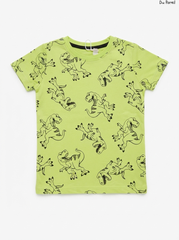 DU PAREIL Boys Dinosaur Print Short-Sleeve T-Shirt