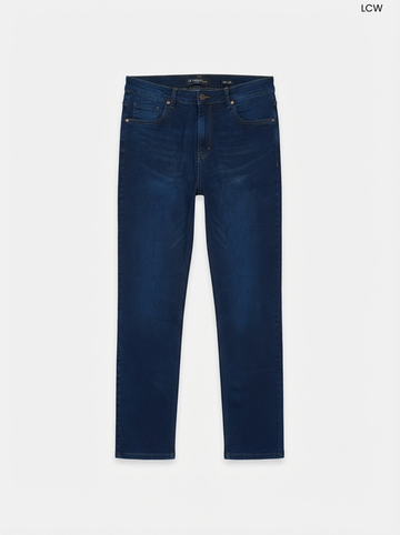 Men’s Slim Fit Dark Blue Denim Jeans