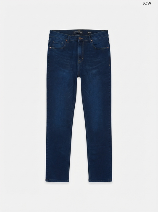 Men’s Slim Fit Dark Blue Denim Jeans
