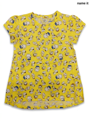 Girls' Yellow Snoopy / Peanuts All-Over Print T-Shirt
