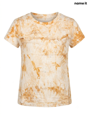 Girls' Tie-Dye Frill-Trim T-Shirt