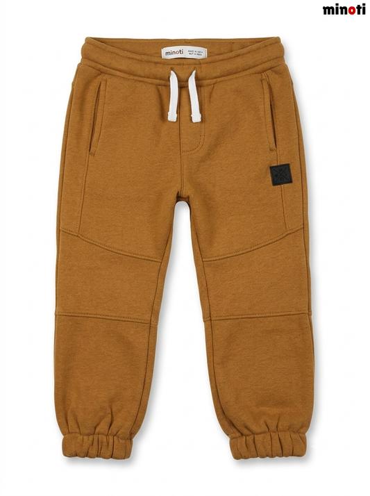 Boys’ Tan Brown Panel Fleece Trouser