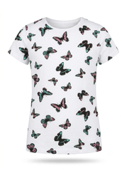 Girls' Butterfly Print T-Shirt