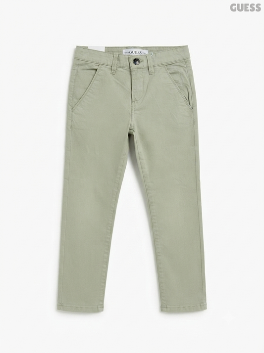 GUESS Kids' Light Green Casual Trousers