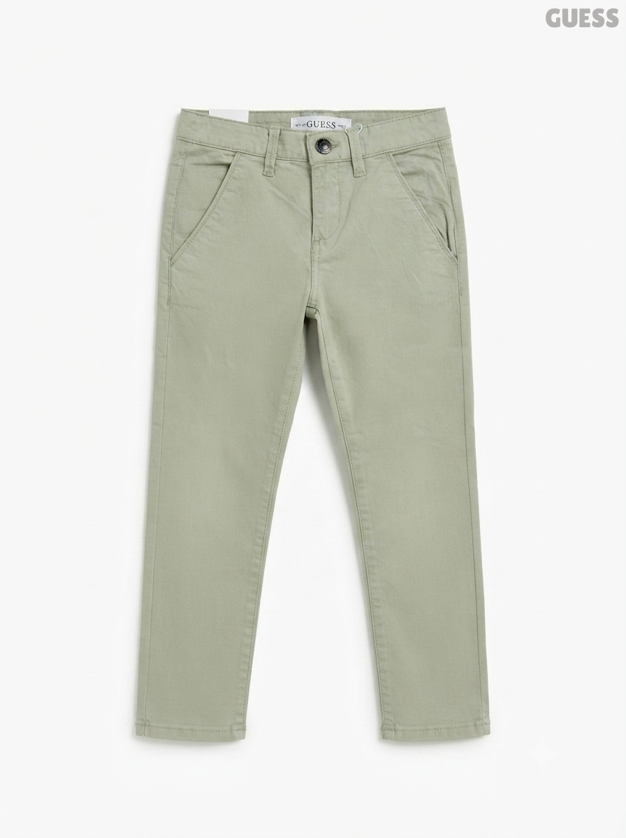 GUESS Kids' Light Green Casual Trousers