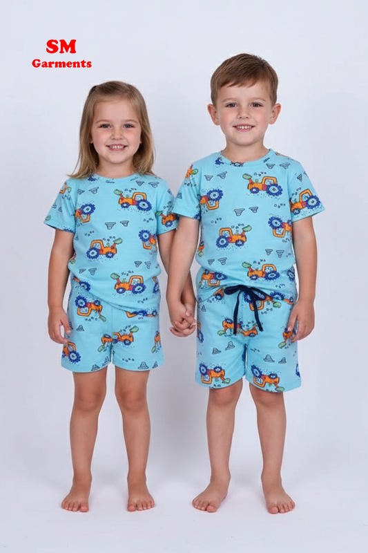 OVS Cotton jogging set with All Tractor print
