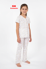 PRINTED COTTON 2 PIECE SUIT