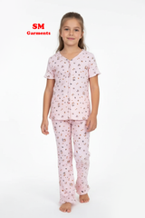 RINTED COTTON 2 PIECE SUIT