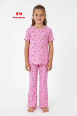 PRINTED COTTON 2 PIECE SUIT