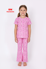 PRINTED COTTON 2 PIECE SUIT