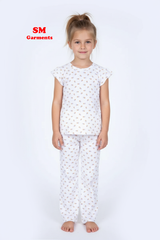 PRINTED COTTON 2 PIECE SUIT