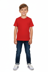 ITZ BOYS PLAIN RED T SHIRT