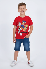 PAW PATROL BOYS PRINTED T SHIRT