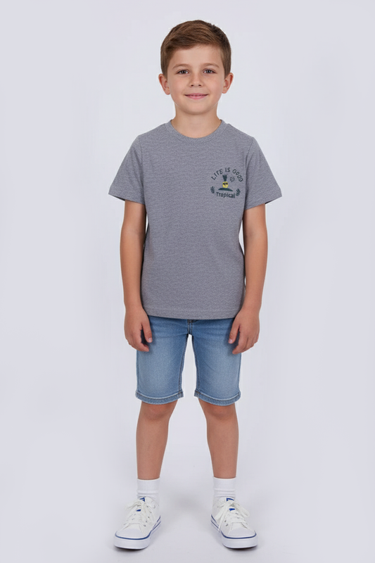 LUPILU BABA CHEST PRINT TEE