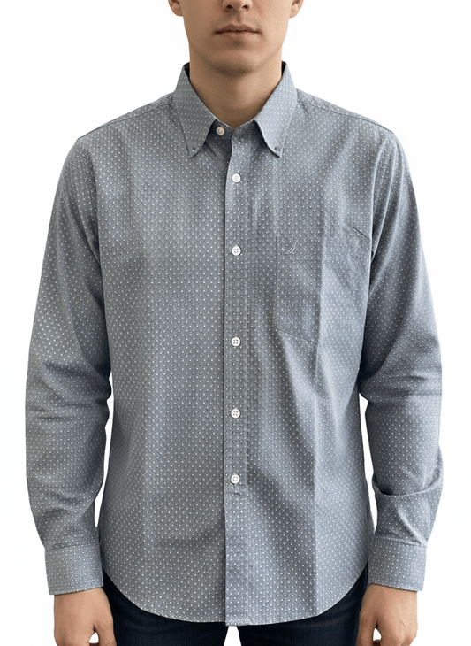 NAUTICA PRINTED MEN SHIRT - Smgarment's