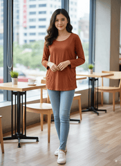 NEW LOOK FULL SLEEVE WOMENS T - SHIRT - Smgarment's