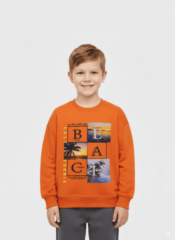 NEXT BEACH PRINTED SWEATSHIRT - Smgarment's