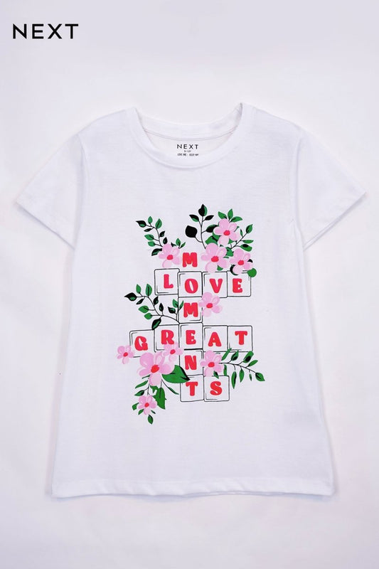 NEXT GIRLS PRINTED TEES - Smgarment's