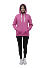 NGS WOMENS BASIC PINK HOODIE - Smgarment's