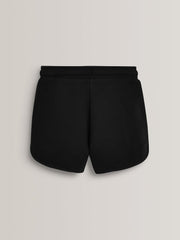 NXT GIRLS Black Jersey Shorts - Smgarment's