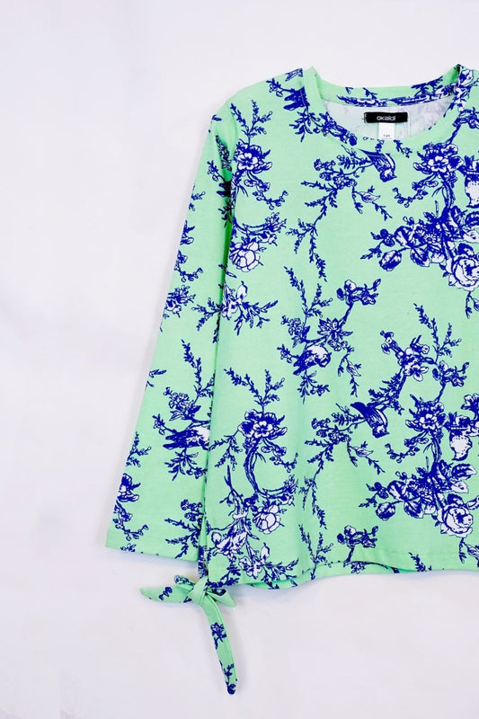 OKAIDI GIRLS FLORAL T - SHIRT - Smgarment's