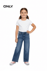 ONLY GIRLS BLUSH WIDE LRG JEANS - Smgarment's