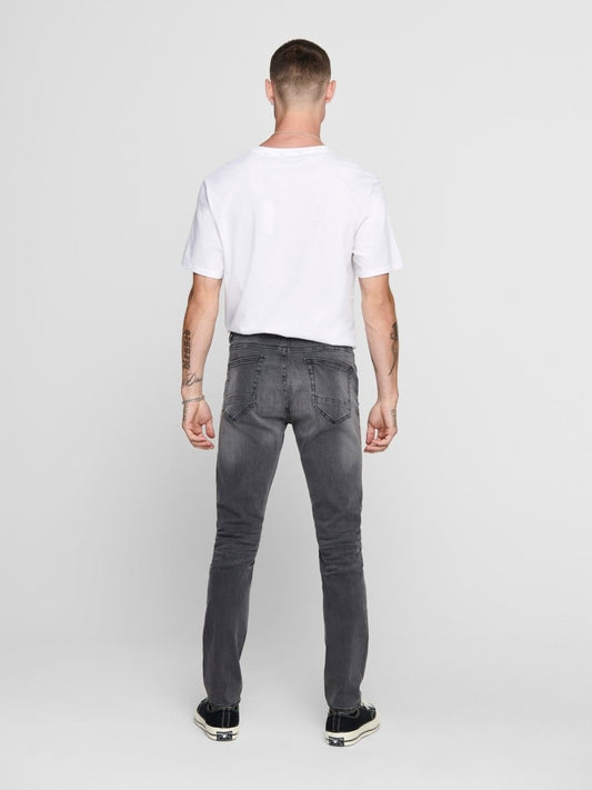 ONLY & SONS ONSWARP Low rise Skinny Fit Jeans - Smgarment's