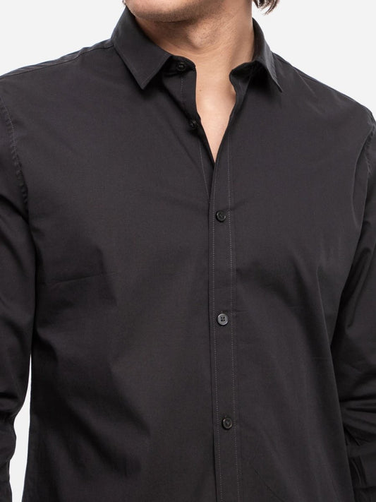 ONLY&SONS EXTRA SLIM SHIRT (BLACK) - Smgarment's