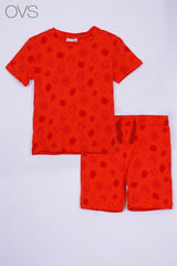 OVS Cotton jogging set with All Over Spider Man Face print - Smgarment's