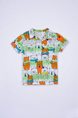 OVS Cotton jogging set with Bear All over&nbsp; print - Smgarment's