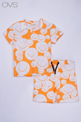 OVS Cotton jogging set with Emoge All over print - Smgarment's