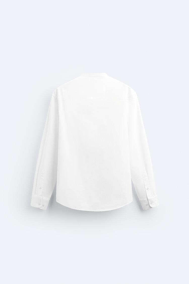 Oxford shirt with a band collar - SMgarment's