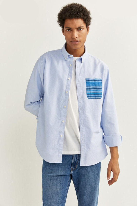 OXFORD SHIRT WITH POCKET - SMgarment's