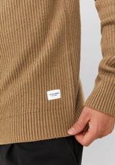 PANNEL HALF ZIP - Jumper - otter - SMgarment's