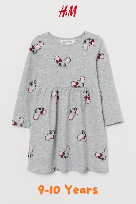 Patterned Jersey Dress - SMgarment's