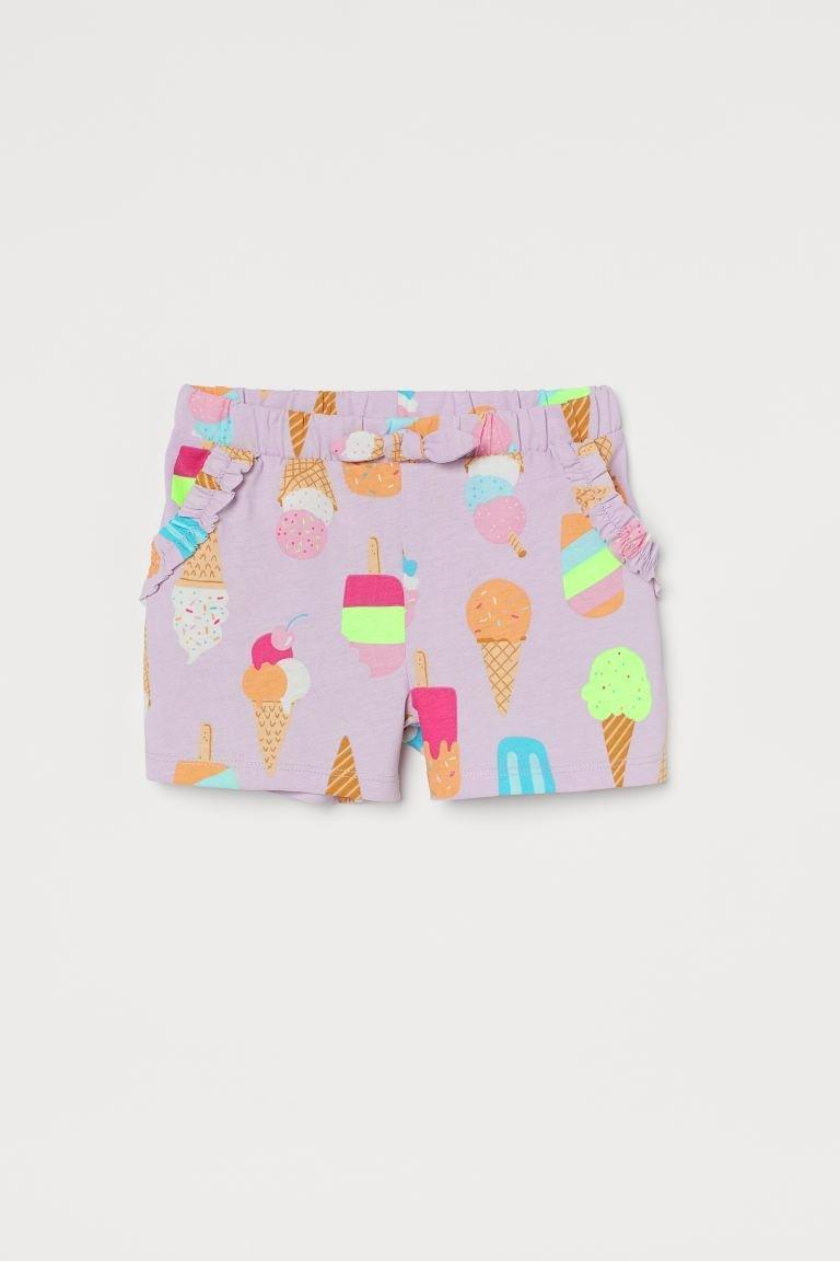 Patterned Jersey Shorts - SMgarment's