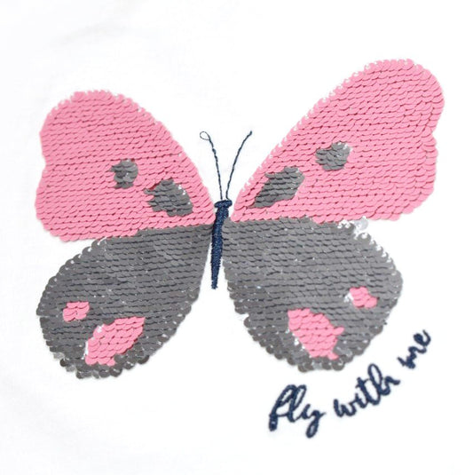 PEPCO LITTLE KIDS Long Sleeves Butterfly T-Shirt - Smgarment's