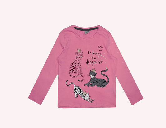 PEPCO LITTLE KIDS Long Sleeves Butterfly T-Shirt - Smgarment's