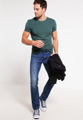 PIER ONE Men's Forest Green Crew Neck T-Shirt - Smgarment's