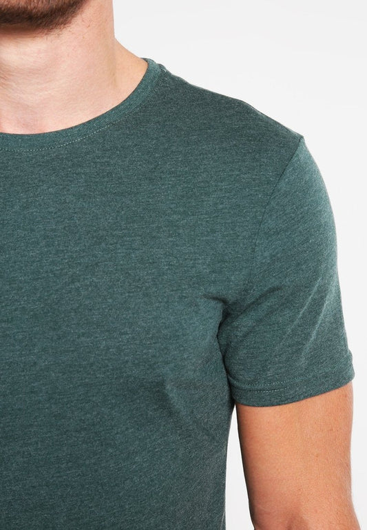 PIER ONE Men's Forest Green Crew Neck T-Shirt - Smgarment's