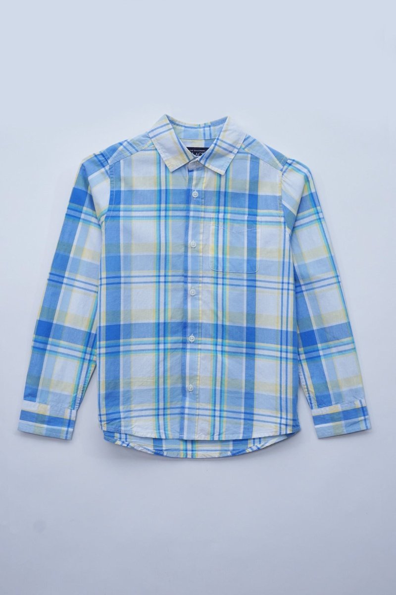 PLACE KIDS COTTTON CHECK SHIRT - Smgarment's