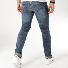 Postroy Blue Denim Slim Jeans - SMgarment's